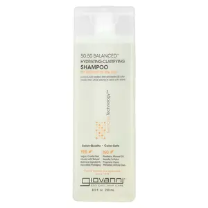 Giovanni 50:50 Balanced™, Hydrating-Clarifying Shampoo, For Normal to Dry Hair, 8.5 fl oz (250 ml)