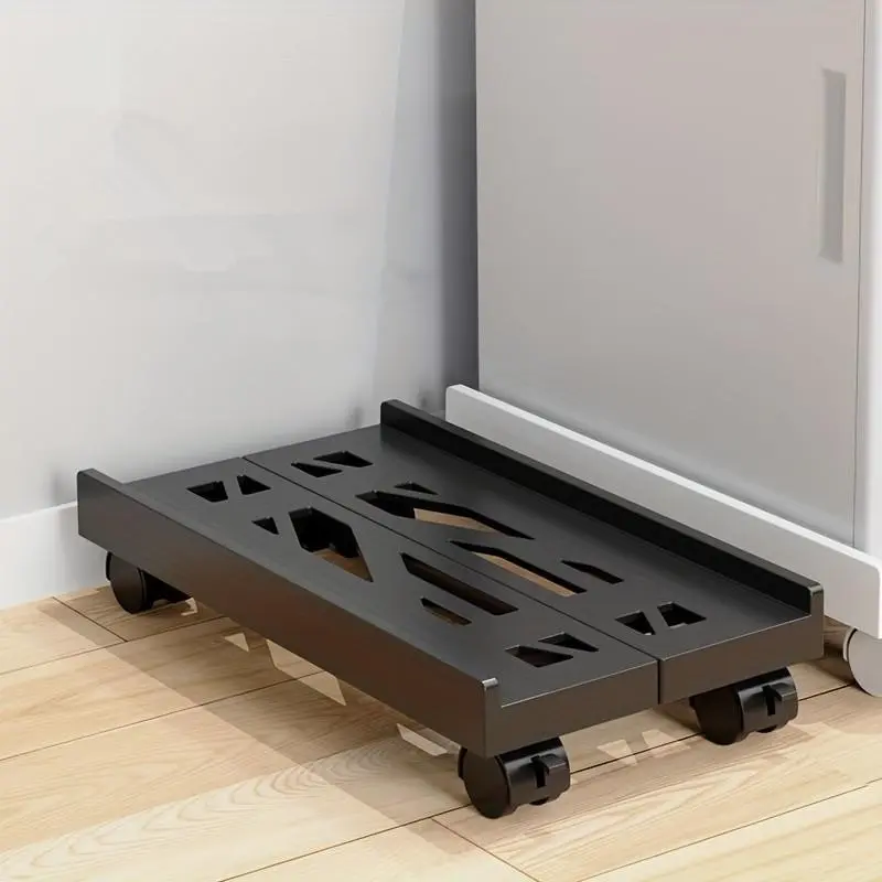 Adjustable PC Host Stand, Office Computer Tower Rack, Printer Tray, Portable Extensible Cpu Holder, Ideal for Computers, Printers, Air Purifiers, Small Appliances