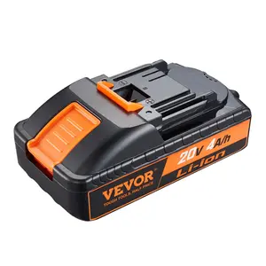 fathersdaygift  VEVOR 20V 4.0Ah Lithium-Ion Battery - High-Capacity Replacement Battery Pack for Power Tools Batteries, Compatible with 20V Cordless Power Tools