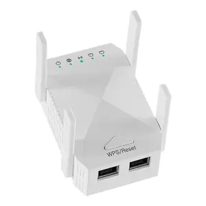 Wireless Repeater Dual-Band Wireless Network Signal Booster Amplifier Gigabit WiFi Signal Extender