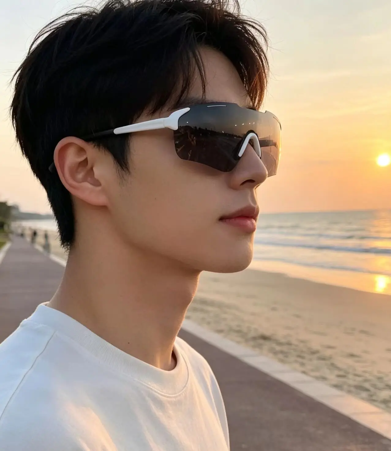Industry cycling glasses men's and women's large frame UV protection sunglasses outdoor moving marathon running goggles