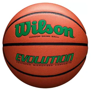 Wilson Evolution Color Game Basketball - Indoor Game Ball with Advanced Microfiber Composite Material