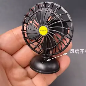 MINI VENTILADOR FUNCIONAL ELÉCTRICO (accesorio para casa de muñecas )