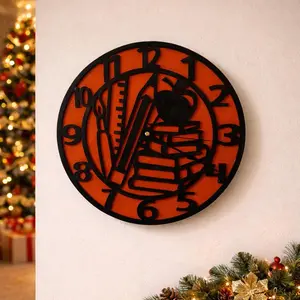 Teacher Laser Cut Clock
