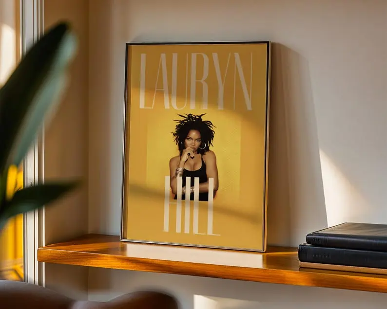 Lauryn Hill Poster | Neo Soul Wall Art | Iconic Hip-Hop R&B Print