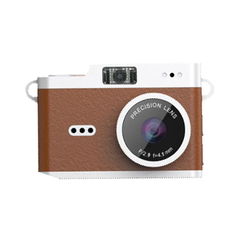 Mini Retro CCD Digital Camera for Students, Portable Thumb Size Camera, HD Shooting for Campus & Travel, Hd Video, High Def