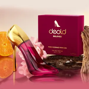 deoldPerfume for Women 1.7 oz, Tea Moss Gemstone Eau de Parfum Spray, Fresh Floral Scent in Unique High Heel Bottle, Perfect Valentine's Day Gift for Her