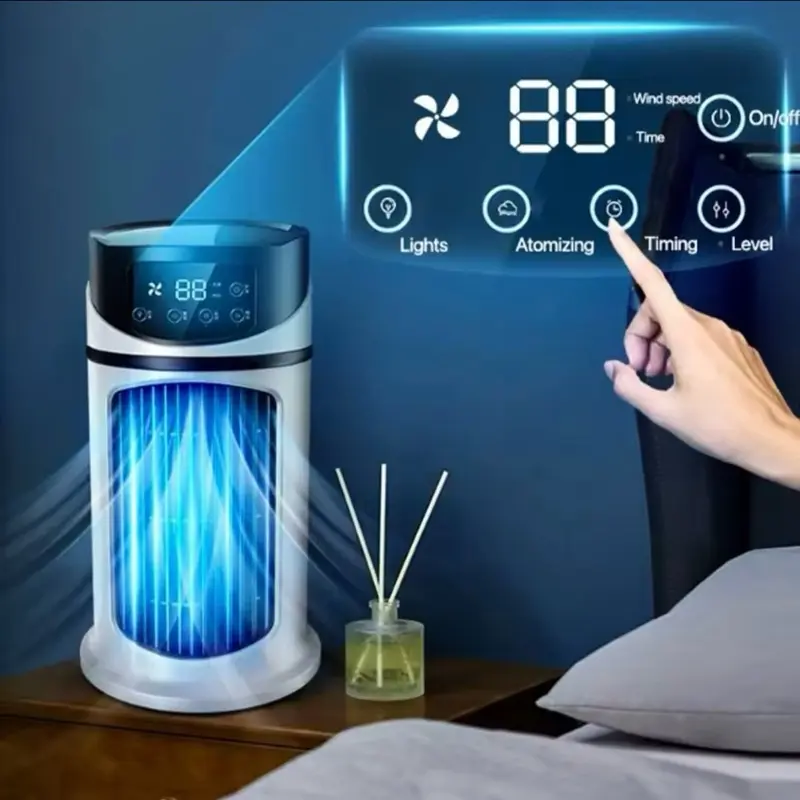 Portable Air Conditioner Cooler Air Cooling Mobile Fan Water Vent
