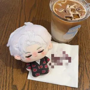 10cm Eye Mask Love and Deepspace Sylus Caleb Xavier Zayne Rafayel Sweet Sleep Stuffed Plushies Doll Clothes Keychain Bag Toy Kid