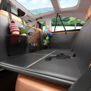 Seat Extender for Dogs: Mobile Cozy Pet Den! -Safe Padding, Heavy-Duty PU Leather with Hard Bottom, 450lb Capacity-, Non-Slip, 45%  Space (Fits , SUVs & Small )