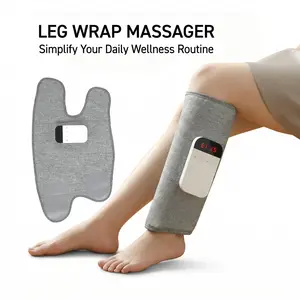 Leg Massager Set of  Air Compression &Heat Function 3 Intensity Settings for Calf ReliefCordless Dual-purpose for Feet Legs Thighs andKnees Ideal Gift