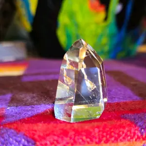 Extremely Clear Quartz/Rutile Small Tower