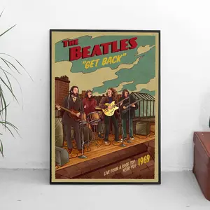 The Beatles Poster, Get Back Vintage Gig Poster