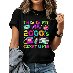 This Is My 2000s Costume Women Men T-Shirt Cotton Clothing