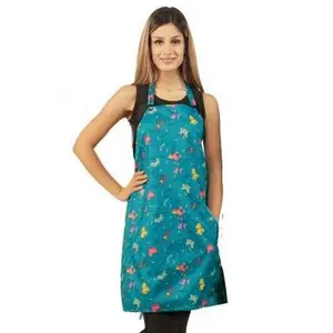 608 - Blue Dog Design Waterproof Hair Resistant and Bleach Resistant Bathing and Grooming Apron