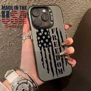 Vintage National Flag Pattern Phone Case for iPhone 15 16 14 Pro Max 13 12 11 XR XS Plus E Shockproof Non Slip Military-Grade Protection Slim Cover Cellphone Protective