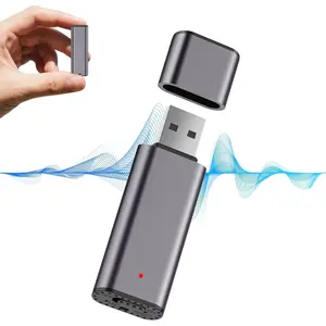 64GB Voice Recorder Digital Voice Activated Recorder USB Recording Device with Noise Reduction Rechargeable 750Hrs Small Pocket Audio  for Lectures, Interview, Meeting, Class (Grey)