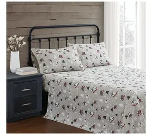 Truly Soft Polar Bears Queen Flannel Sheet Set