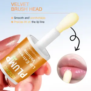 Rozino Plump Lip Extreme Volume - Vegan Lip Balm Collection, Bees Wax Free, Natural Moisturizer for Dry Cracked or Chapped Lips, 2ml/0.07fl.oz