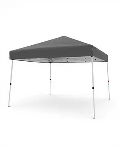Canopy Tent, 10X10 FT Pop Up Canopy Outdoor Instant Tent Slant Legs with Carrying Bag, Portable Gazebo Shelter for Patio Deck Garden Beach - 8X8 FT Canopy Cover,grey