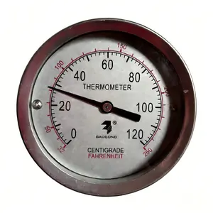 50.5mm Tri-Clamp Thermometer | 304 Stainless Steel | 70mm Probe