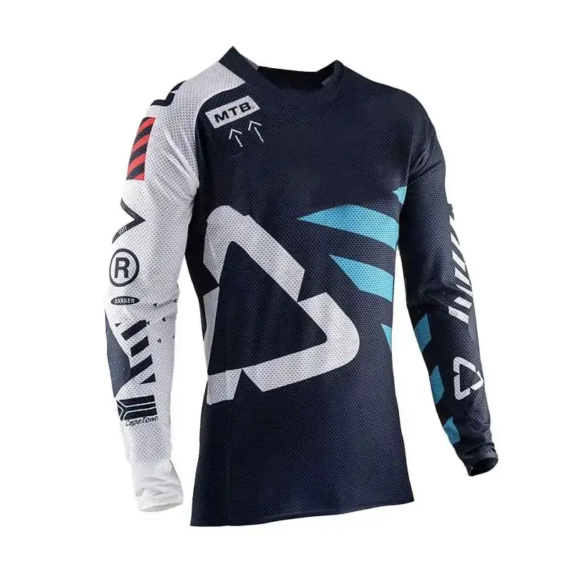 2025 Men's Stylish Racing Jersey - Professional Sports Outdoor Biking Top for Mountain Bike (MTB), Motocross