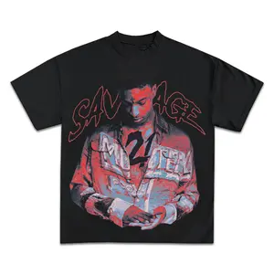 21 SAVAGE SLAUGHTER TAPE GRAPHIC T-SHIRT, Rapper Shirt, Unisex, Heavy Cotton Tee, Vintage Graphic, High Quality, Trending Clothes, Sports, Gift for friends, Street style, Many Colors Size S To XL, Tiktok Shop Menswear Top