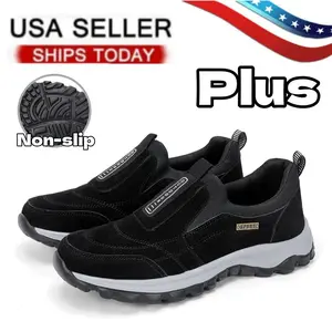 Men's Oversized Hiking Shoes Outdoor Non Slip Casual Shoes Light Walking Shoes