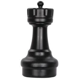 MegaChess 9 Inch Dark Plastic Rook Giant Chess Piece