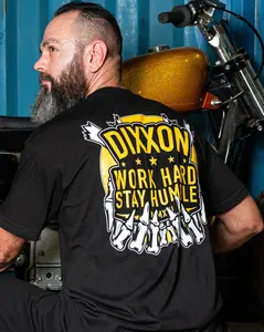 Stay Humble T-Shirt - Black & Yellow