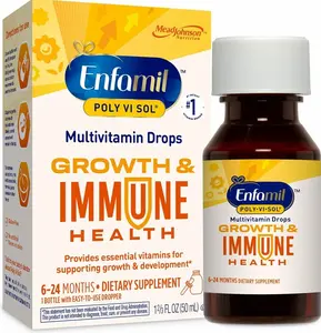 Enfamil Poly-Vi-Sol Liquid Multivitamin Supplement for Infants and Toddlers, 50 mL dropper bottle