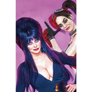 HARLEY QUINN X ELVIRA #1 CVR ZA - MARK SPEARS PINK VIRGIN - RATIO VARIANT - 1:15 (RELEASE: 10/8/25)