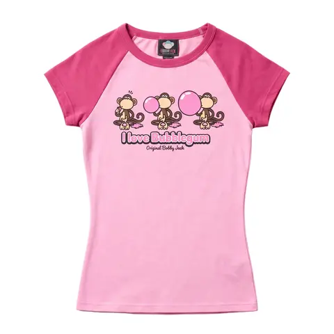 Bubblegum - Bobby Jack Raglan Top - Pink