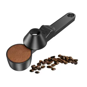 Coffee Spoon Set with Funnel, Reusable K-Cup Capsule Holder, 2 Tablespoon Capacity, Ideal for Ground Coffee, Protein Powder, Tea, Coffee Making Tool