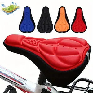 New 3D Bicycle Saddle Soft Cover Comfort Breathable Sponge Foam Seat Cushion Cycling Seat Pad Ciclismo Mountain Bike Accessories
