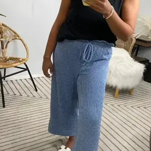 Kylie Paige Cropped Cornflower Pants