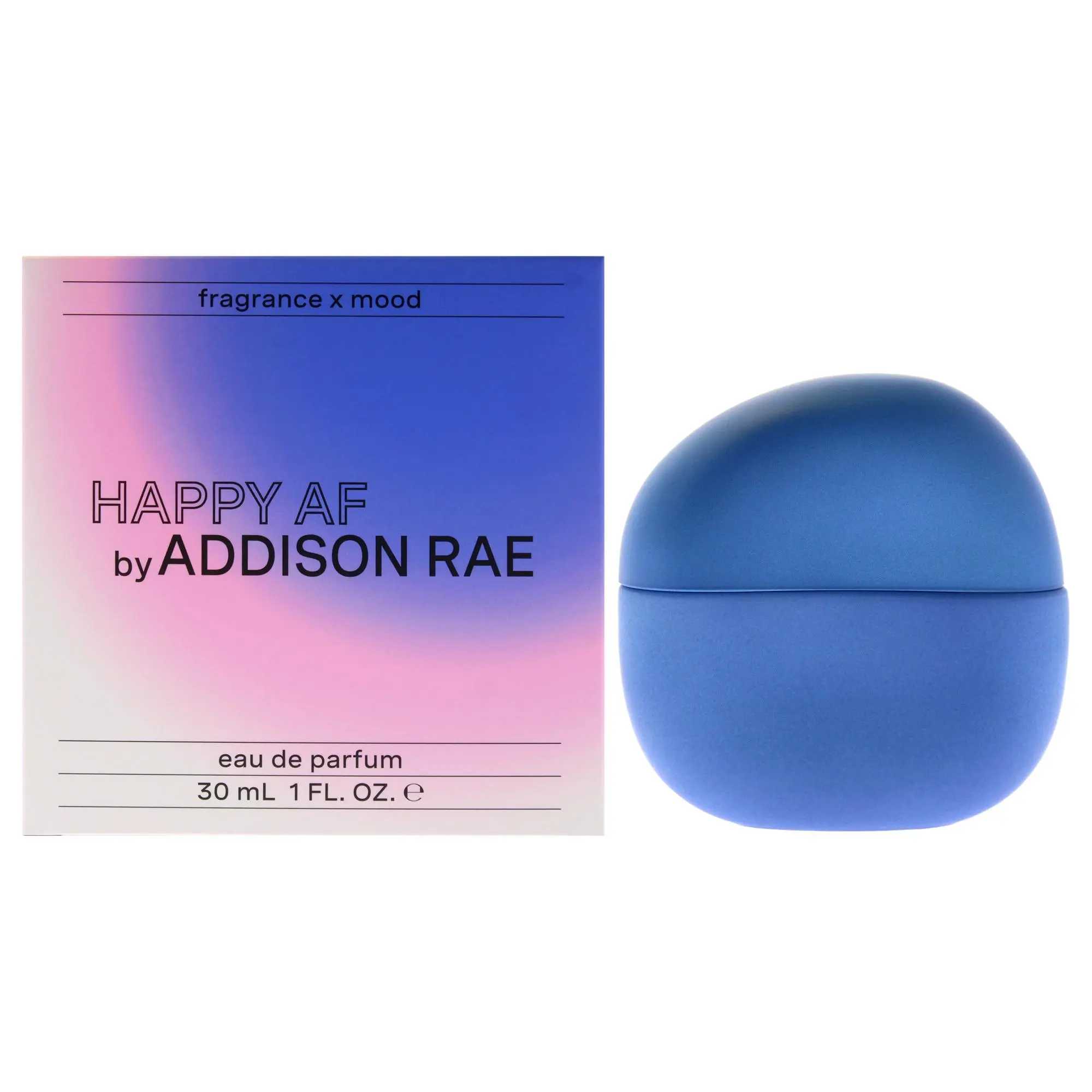 Addison Rae Happy AF Women's Eau de Parfum Spray - 1 oz (30 ml Bottle), Mood-Boosting Uplifting Fragrance for Women