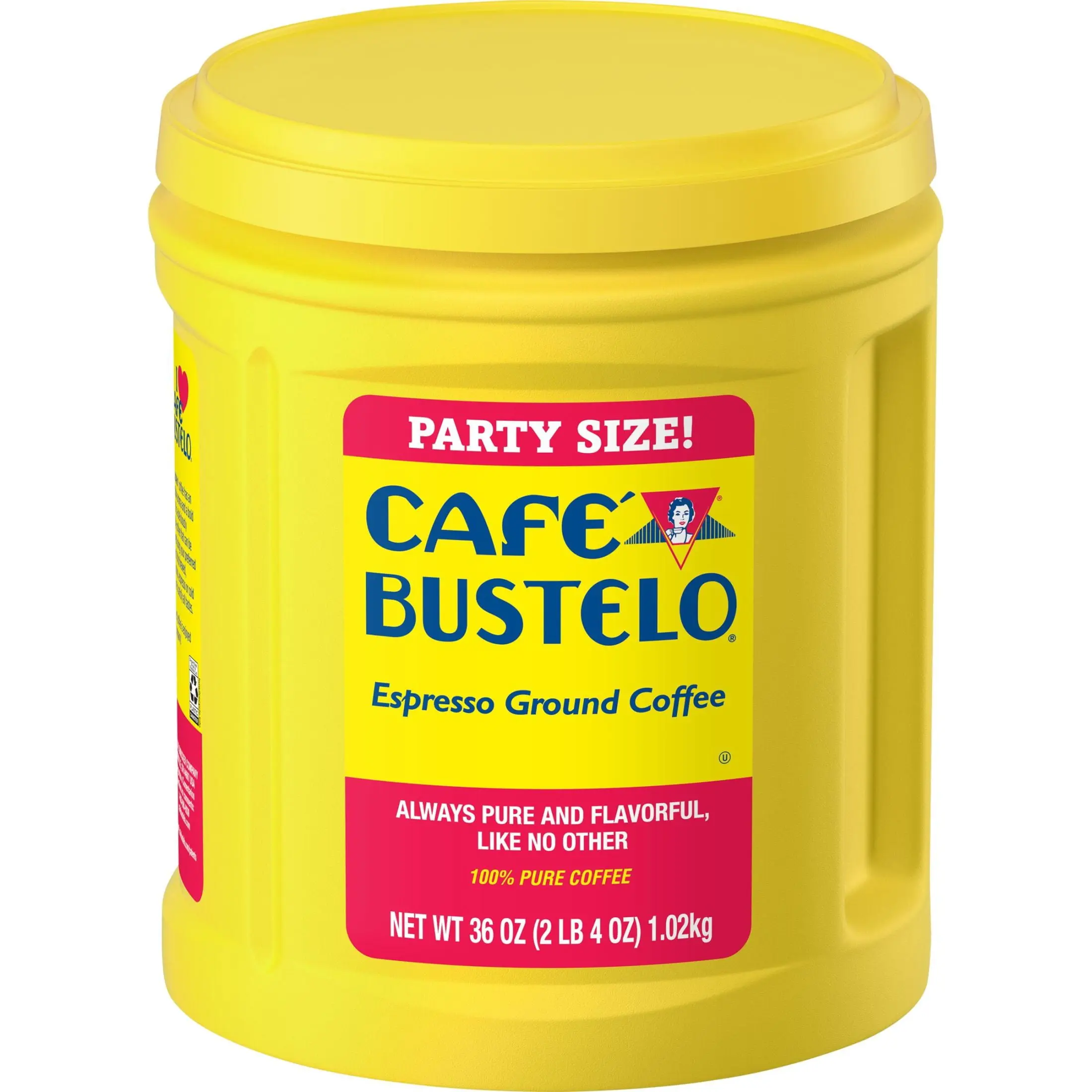 Cafe Bustelo Espresso Ground Coffee, Dark Roast, 36 oz Canister Cafe Bustelo Espresso Ground Coffee, Dark Roast, 36 oz Canister