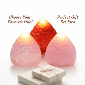 Safe Non‑Toxic Strawberry Squeeze Toy Stress Relief Squishy Toy, Random Style with Rare Hidden Surprise, , Only Official Authorized Store on TikTok