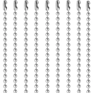 20 count Stainless Steel Bead Chain 30 Inches Ball Chain Necklaces