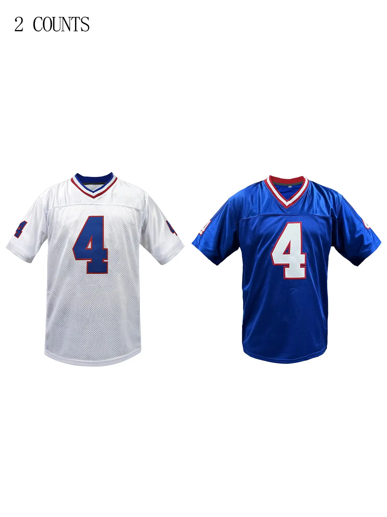 Men's Short Sleeve V-neck Lightweight Football Jersey, Buffalo Rugby Jersey,Letter And Number Embroidery, Comfy Sports Top For Training And Competition,High Quality Unisex Style,Gift for Training,Thanksgiving,Christmas,New Year, Football Shirts