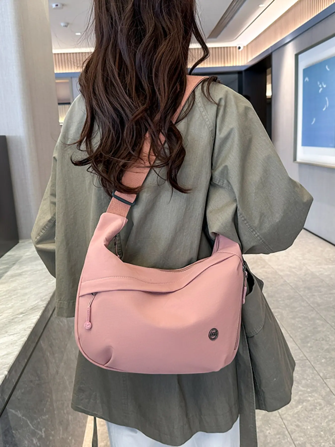 Hobo Bag Lululemon Womens Bag Fashionable Large Dumpling Bag For Women, Casual Travel Handbag Hobo Bag Lululemon Womens Bag Fashionable Large Dumpling Bag For Women, Casual Travel Handbag
