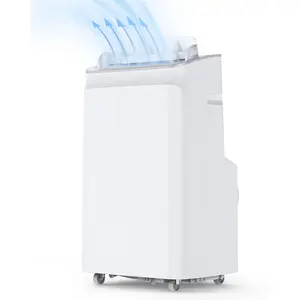 12000 BTU 3-in-1 Portable Air Conditioner, Dehumidifier & Fan, Cooling Up to 750 Sq. Ft., Equipped with Remote Control, Sleep Mode, 24-Hour Timer and Installation Kit, Ideal for Home, Office & Dorm Room