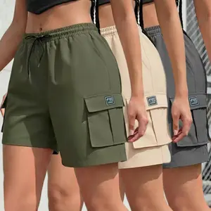 3-pack women’s shorts, casual loose shorts, suitable for everyday wear, women’s summer bottoms, womenswear, basic womenswear, summer basic slim-fit bottoms