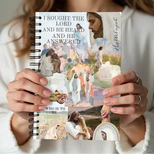 Christian Spiral Notebook - Prayer Journal, Devotionals, Bible Study, Inspirational Religious Gift, Faith Diary, Notebook, Journal, bible  study  supplies bible study accessory