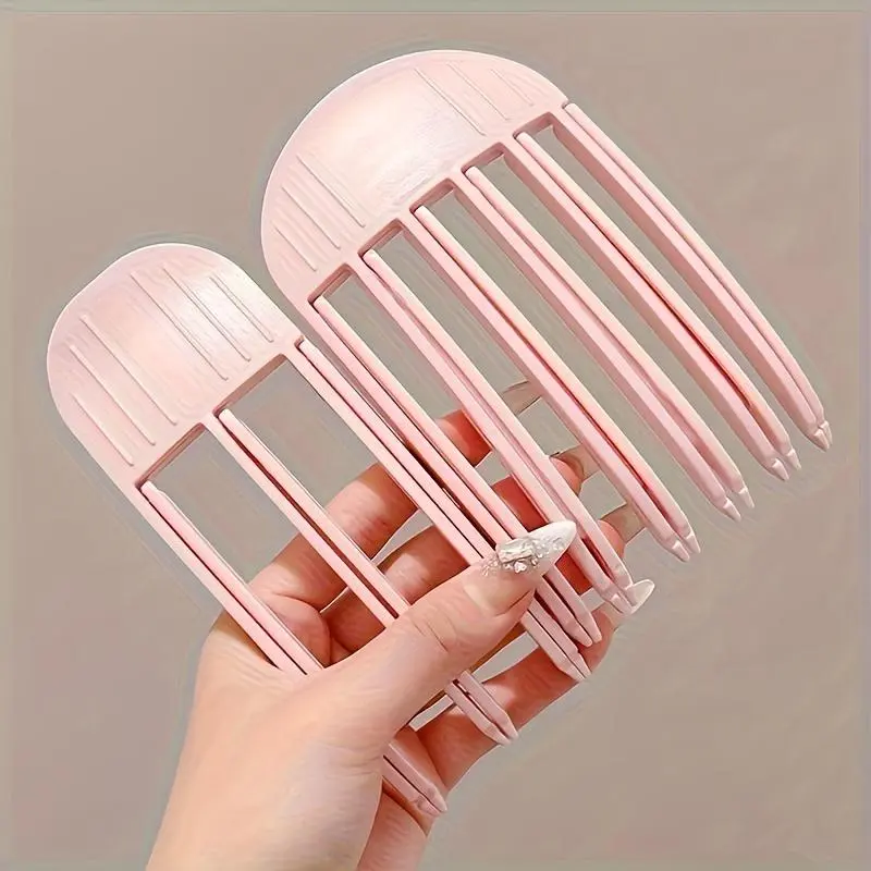 Hair Root Fluffy Comb Clip, 2 Counts Hair Root Volume Comb Clip, Heatless Hair Styling Tool for Women & Girls, Hair Styling Accessories, Grooming Comb, Hair Styling Combs, Volumizing Comb, Hair Tools