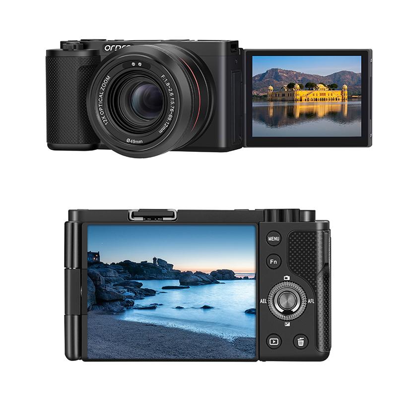 ORDRO G730 Digital Video Camera for Photography,Autofocus AF/MF Point and Shoot Vlogging Camera,12X Optical Zoom 3.2” 270°LCD Flip Screen ORDRO G730 Digital Video Camera for Photography,Autofocus AF/MF Point and Shoot Vlogging Camera,12X Optical Zoom 3.2” 270°LCD Flip Screen