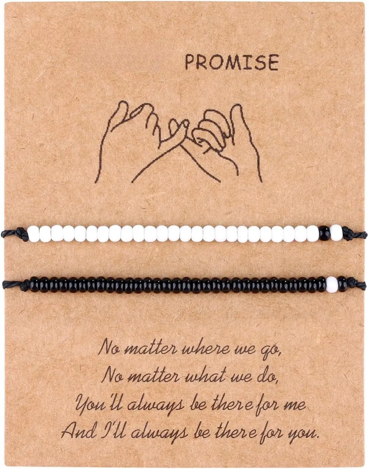 Best Friend Bracelets Couples Bracelets for 2 Matching Yin Yang His and Her Lover Bracelet Jewelry for Bff Friendship Relationship Boyfriend Girlfriend Valentines Gift