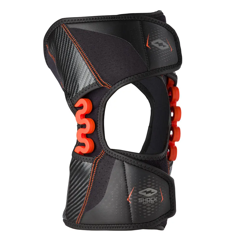 Shock Doctor NRG Knee Over Wrap with Spring Hinge Patellar Belt Patella Band Patellabands for Moderate to Major Joint Instabilities