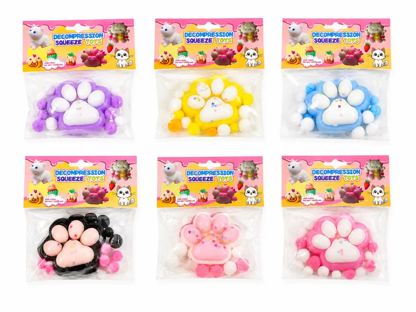 Watermelon Paw Squishy Toy – Slow Rising Stress Relief Squeeze Toy